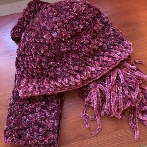 New beautiful hat n scarf set vintage style unique